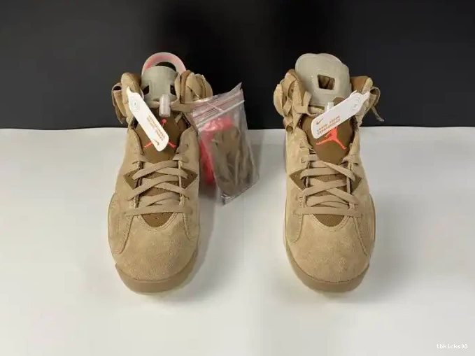 Rep TBkick 6 Scott British Jordan DH0690-200 Travis Air Retro Khaki 0524